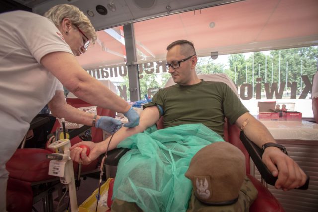 Terytorialsi z Lubelszczyzny oddali w tym roku ponad 460 litrów krwi (zdjęcia)