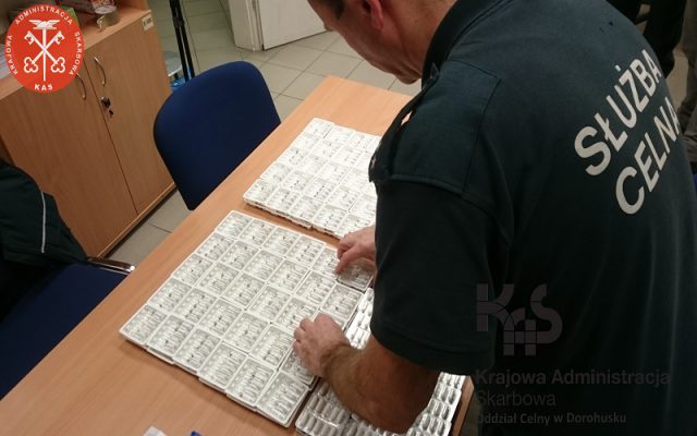 W bagażu próbowała przemycić hurtową ilość farmaceutyków na żylaki (zdjęcia)