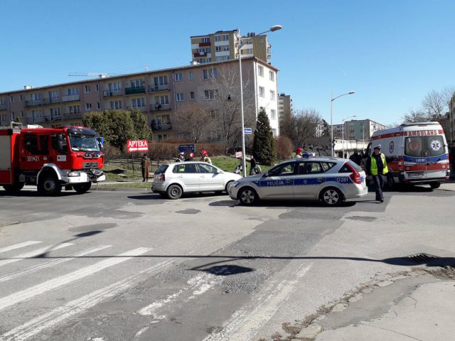 Pijany kierowca volkswagena zderzył się z motocyklem w Lublinie (zdjęcia)