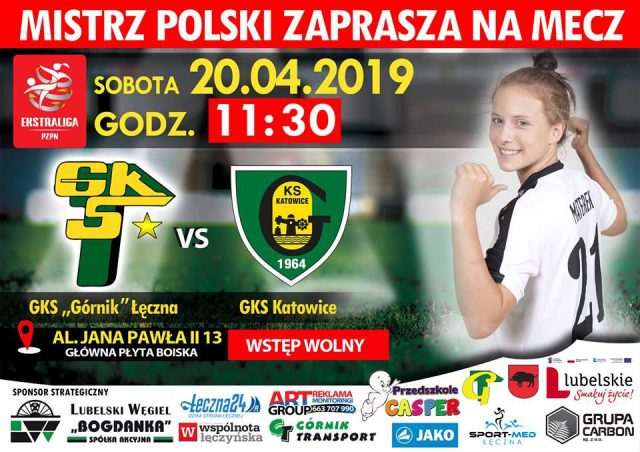 Piłkarki GKS Górnik Łęczna rozegrają dwa mecze przed własną publicznością