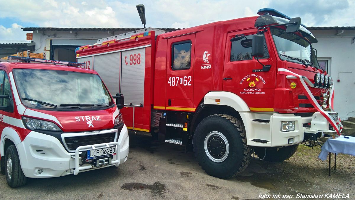Strażacy z Kluczkowic mają nowy samochód ratowniczo