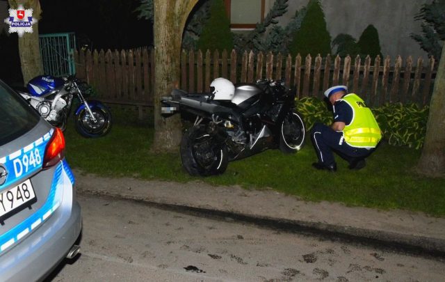 Dwie osoby w szpitalu po zderzeniu dwóch motocykli (zdjęcia)