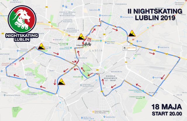 Zaproszenie na NightSkating Lublin II 2019