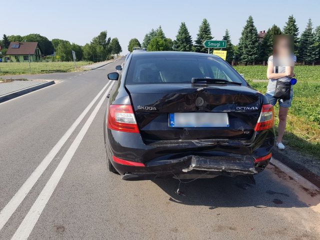 Zderzenie czterech aut koło Lublina. Jeden z kierowców uciekł (zdjęcia)