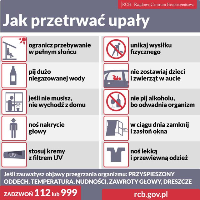 Ostrzeżenie IMGW przed upałem i burzami z gradem