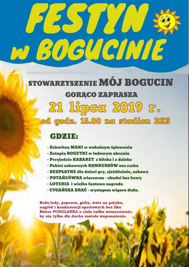 Festyn w Bogucinie. Czekać będzie wiele atrakcji