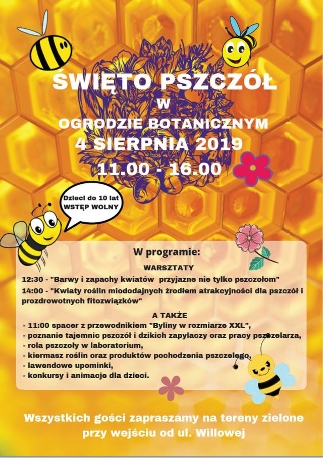 Święto Pszczół w Ogrodzie Botanicznym UMCS w Lublinie