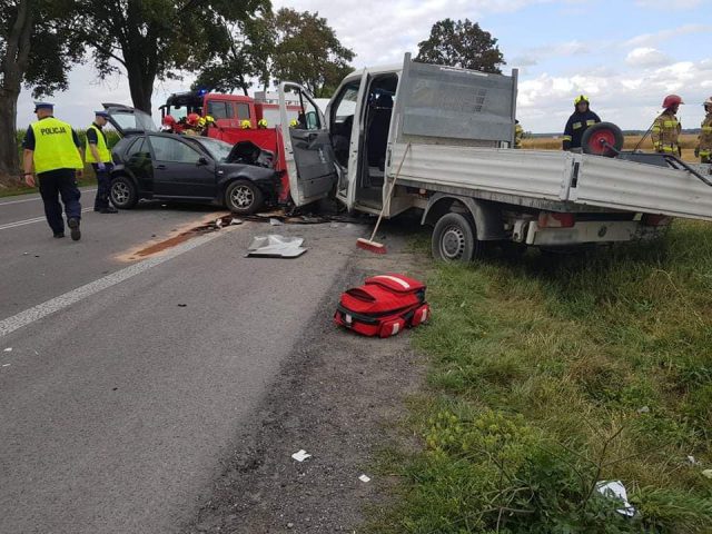 Jest nagranie tragicznego wypadku w Strzeszkowicach. Zjechał wprost przed dostawcze auto (wideo)