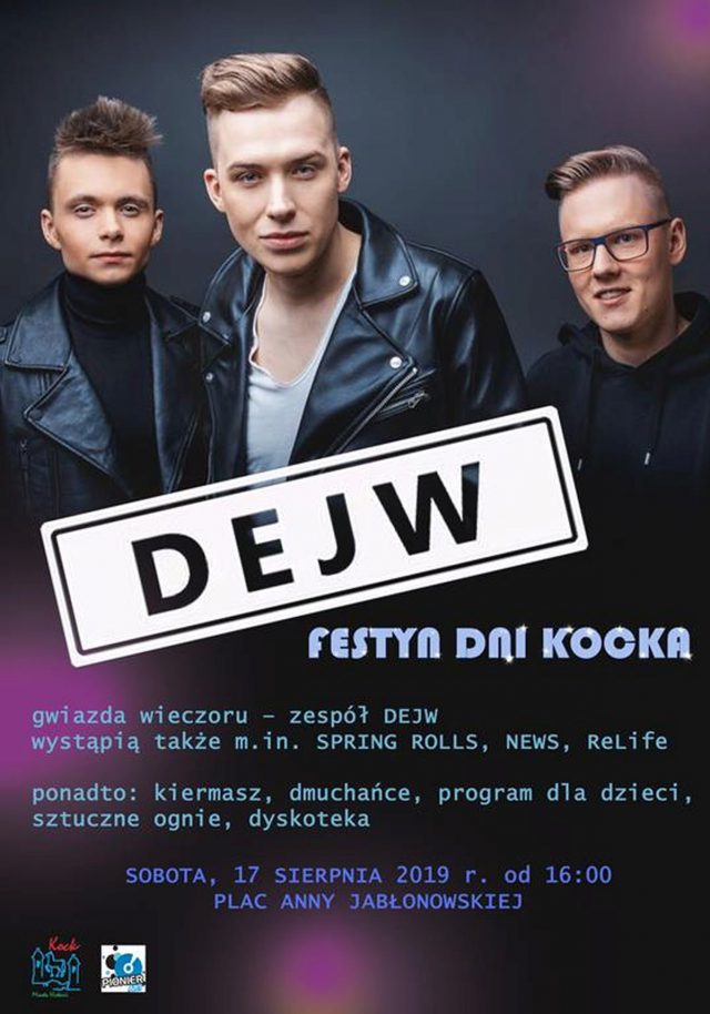 Dejw, News, Spring Rolls i ReLife wystąpią podczas Dni Kocka