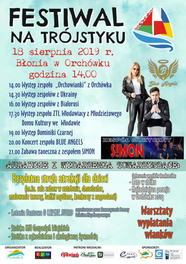 Festiwal na Trójstyku na błoniach w Orchówku