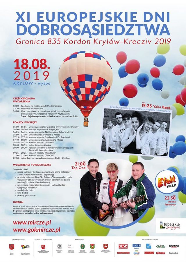 Europejskie Dni Dobrosąsiedztwa Granica 835 Kordon Kryłów – Krecziv