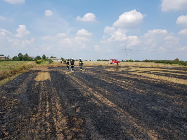 Nie ustają pożary w rolnictwie. Płoną ścierniska i maszyny rolnicze (zdjęcia)