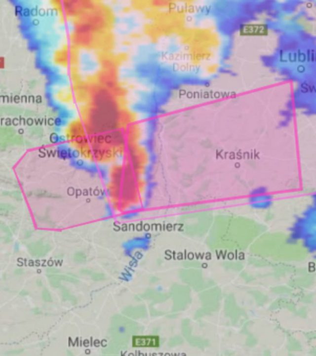 Groźna sytuacja pogodowa w regionie. W kierunku powiatu lubelskiego zmierza niszcząca burza