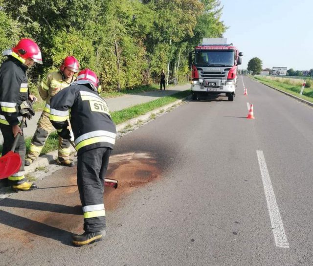 Awaria opla w Świdniku, interweniowała straż pożarna (zdjęcia)