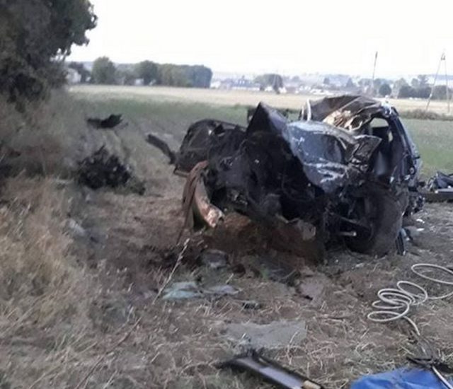 Audi uderzyło w drzewo, dwóch nastolatków zginęło na miejscu (zdjęcia)