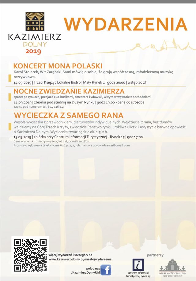 Weekend w Kazimierzu Dolnym: Wycieczki, Festiwal Orkiestr Dętych i koncerty