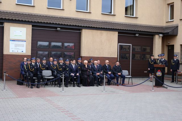 Trwa budowa nowej siedziby ryckich strażaków. Wmurowano akt erekcyjny (zdjęcia)