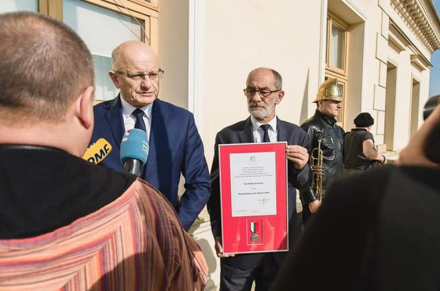 Na znak żałoby po Onufrym Koszarnym opuszczono flagę Lublina i odegrano melodię „Cisza”