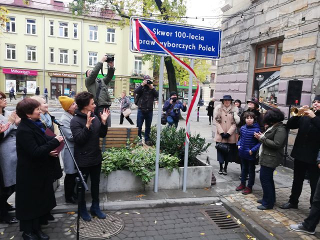 Lublin ma Skwer 100-lecia praw wyborczych Polek (zdjęcia)