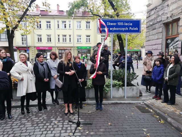 Lublin ma Skwer 100-lecia praw wyborczych Polek (zdjęcia)