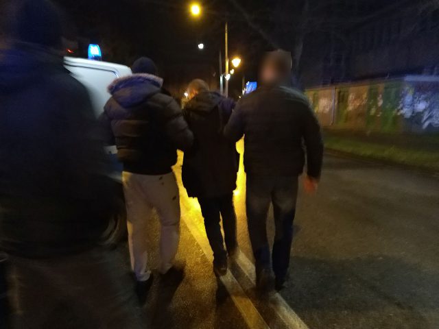 Pijani Ukraińcy narozrabiali w centrum Lublina. Kierowca nie zauważył znaków na skrzyżowaniu (zdjęcia)