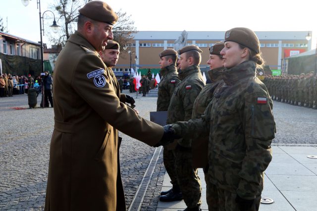 Podwójna uroczystość lubelskich Terytorialsów w Hrubieszowie (zdjęcia)