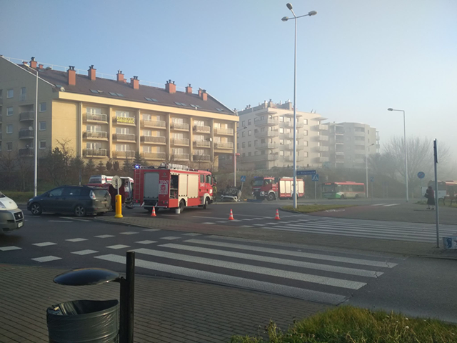 Zderzenie i dachowanie. Groźnie wyglądający wypadek w Lublinie (zdjęcia)