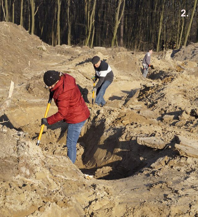 Na terenie budowy drogi S19 przeprowadzono badania archeologiczne okopów z czasów I wojny światowej (zdjęcia)