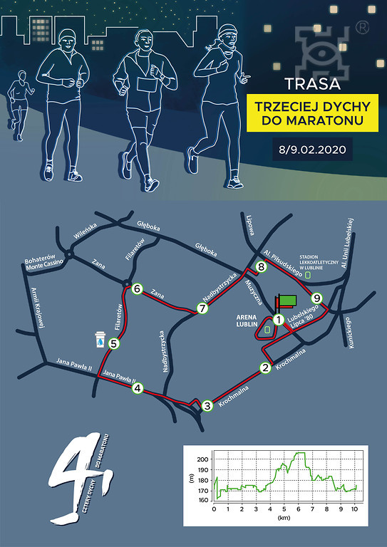 Nocą na ulicach Lublina pojawi się ponad tysiąc biegaczy. Ruch pojazdów zostanie ograniczony
