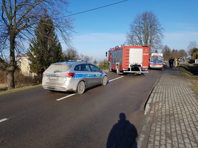 Po wypadku zablokowana droga Lublin – Bychawa (zdjęcia)