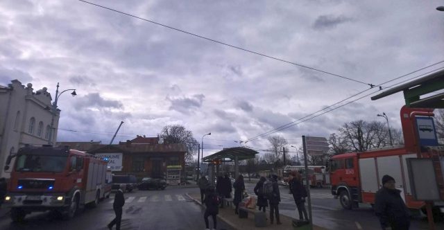 Interwencja służb ratunkowych na Dworcu Głównym PKP w Lublinie (zdjęcia)