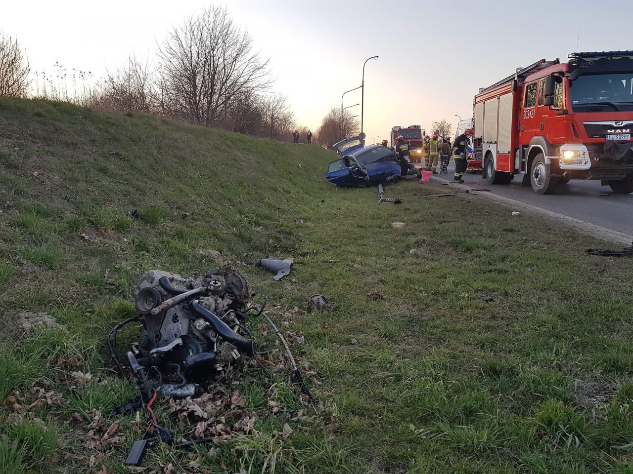 wypadek na witosa Lublin112.pl Wiadomości z Lublina i