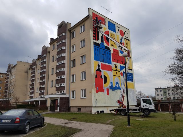 W Lublinie powstaje nowy mural (zdjęcia)