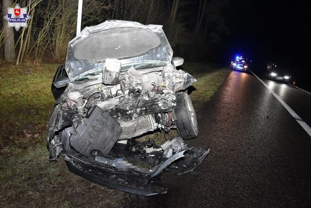 Kierowca BMW wyprzedzał ciężarówkę na wzniesieniu, doprowadził do czołowego zderzenia (zdjęcia)