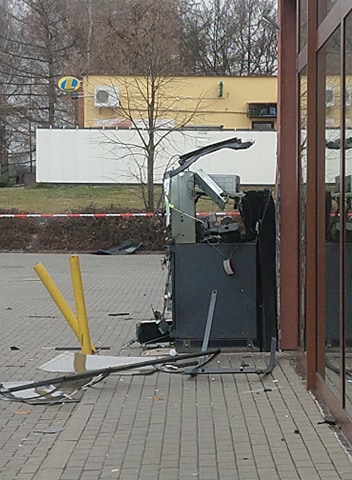 Eksplozja w Lublinie. Nieznani sprawcy wysadzili bankomat (zdjęcia)