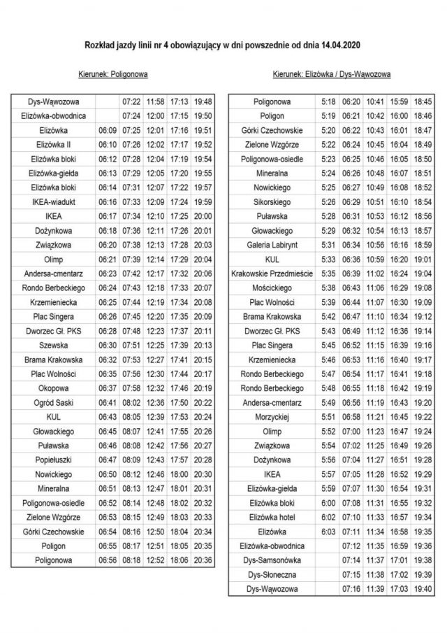 Autobusy do podlubelskich gmin będą kursować rzadziej. Kolejne zmiany w rozkładach