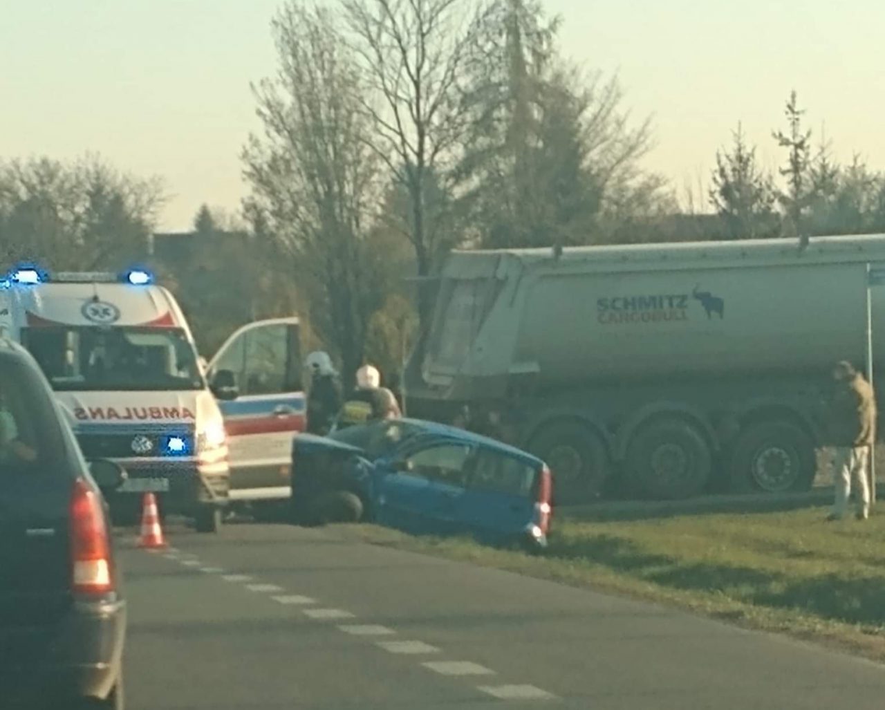 Wypadek na trasie Lublin Kraśnik. Są utrudnienia w ruchu