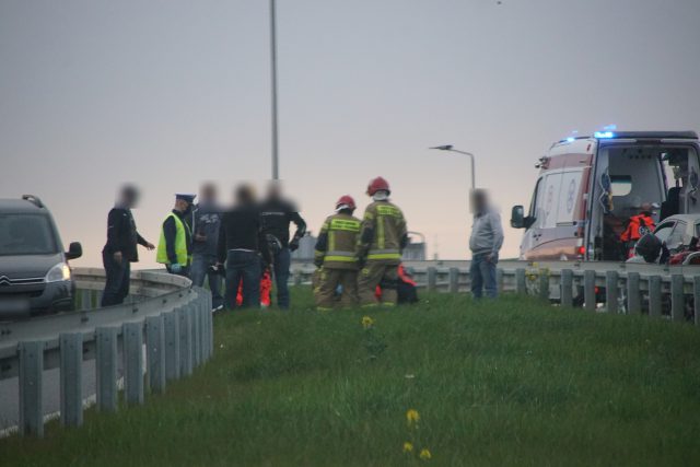 Kolejny wypadek z udziałem motocyklisty w Lublinie (zdjęcia)