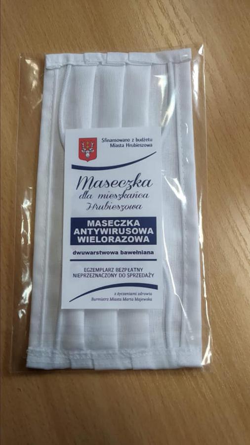 Darmowe maseczki dla wszystkich mieszkańców Hrubieszowa (zdjęcia)