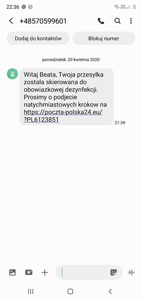 PGNiG i Poczta Polska ostrzegają przed fałszywymi SMS-ami (zdjęcia)