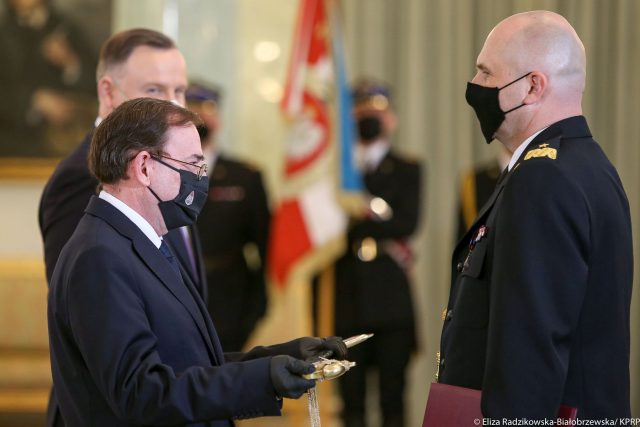Lubelski komendant straży pożarnej został generałem. Nominację otrzymał z rąk prezydenta (zdjęcia)