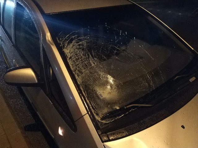 Kierowca mitsubishi, który wczoraj w Lublinie potrącił pieszą, był pijany (zdjęcia)