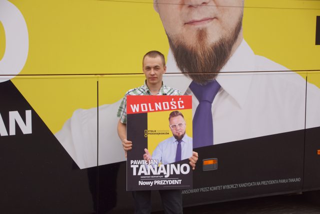Kandydat na prezydenta Paweł Tanajno w regionie. Odwiedzi Kazimierz Dolny i Lublin (wideo, zdjęcia)