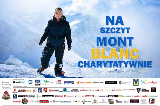 Ruszyła strażacka wyprawa na Mont Blanc. Jej celem jest pomoc dzieciom