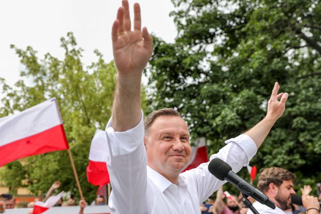 Andrzej Duda przekonywał do siebie mieszkańców Białej Podlaskiej. Prezydent miasta namawiał na wsparcie Rafała Trzaskowskiego