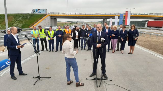 Obwodnica Kołbieli już w pełni otwarta. Obowiązuje jednak ograniczenie prędkości (zdjęcia, wideo)