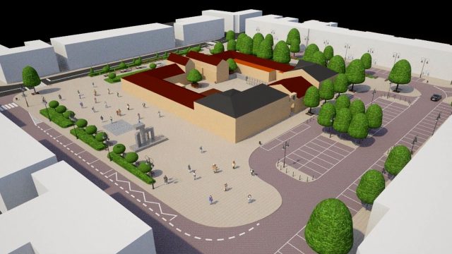 Postawili na zieleń i funkcjonalność. Rynek we Włodawie uzyska nowe oblicze (wizualizacje)