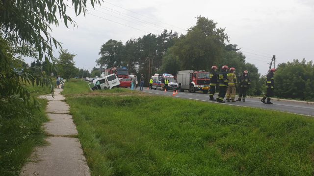 Wypadek na trasie Lublin – Łęczna. Droga jest całkowicie zablokowana (zdjęcia)