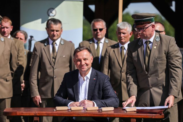 Andrzej Duda w Poleskim Parku Narodowym (wideo, zdjęcia)
