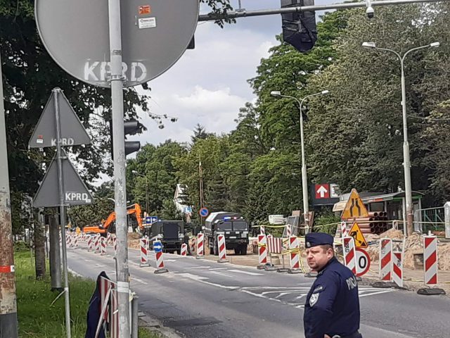 Niewybuch w centrum Lublina. Al. Racławickie zamknięte dla ruchu, trwa organizowanie objazdów (zdjęcia)